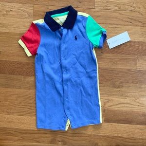 Ralph Lauren colorblock cotton Jonjon - size 12 m